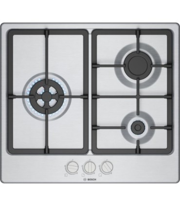 Bosch PGC6B5K90 Serie 4, Placa de gas, 60 cm, Acero