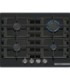 Bosch PNP6B6K40 Serie 4, Placa de gas, 60 cm, Vidrio templado, Negro