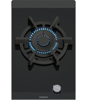 Siemens ER3A6AI10 iQ700, Placa dominó, 30 cm, Cristal negro, Negro