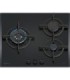 Balay 3ETG663RN Placa de gas natural, 60 cm, Cristal templado, Negro