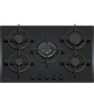 Balay 3ETG676RB Placa de gas, 75 cm, Cristal templado, Negro