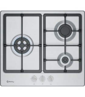 Balay 3ETX563CB Placa de gas, 60 cm, Acero