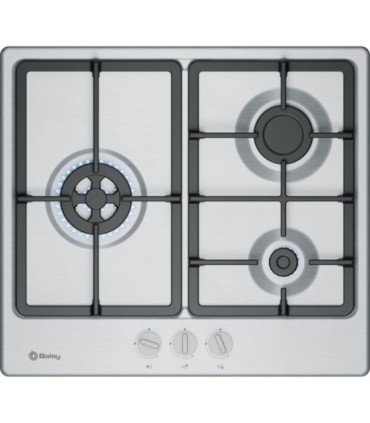 Balay 3ETX563CB Placa de gas, 60 cm, Acero