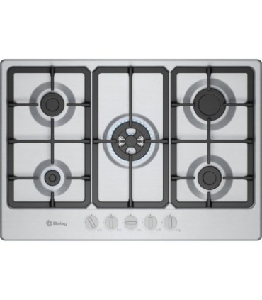 Balay 3ETX576CB Placa de gas, 75 cm, Acero