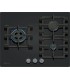 Balay 3ETG563QB Placa de gas, 60 cm, Cristal templado, Negro