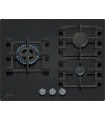 Balay 3ETG563QB Placa de gas, 60 cm, Cristal templado, Negro