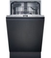 Siemens SR93EX25LE iQ300, Lavavajillas totalmente integrable, 45 cm, Puerta deslizante