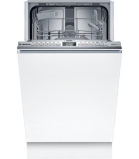 Bosch SPH4EKX17E Serie 4, Lavavajillas totalmente integrable, 45 cm, Puerta deslizante
