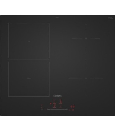 Siemens ED61AHSC1E iQ500, Placa de inducción, 60 cm, Acabado negro mate, sin perfiles