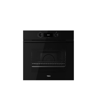 Teka HLB 8400 P FBK Horno multifunción pirolítico SurroundTemp con 8 funciones de cocinado, Negro, Serie Maestro