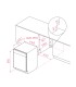 Teka DFI 74860 Lavavajillas integrable 45 cm para 10 cubiertos con 8 programas de lavado, Serie Maestro