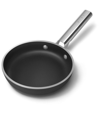 Smeg FPF2002BLM Sartén antiadherente, 20 cm, Color negro