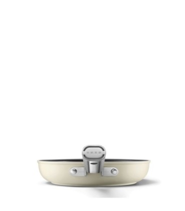 Smeg FPF2002CRM Sartén antiadherente, 20 cm, Color crema