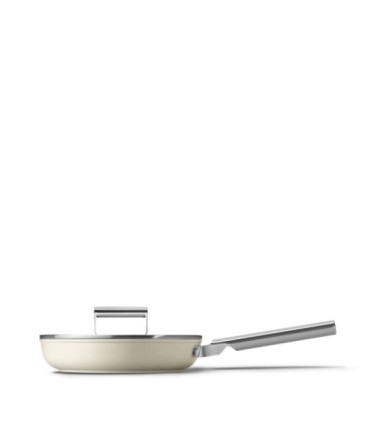 Smeg FPF2002CRM Sartén antiadherente, 20 cm, Color crema
