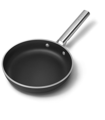 Smeg FPF2402BLM Sartén antiadherente, 24 cm, Color negro