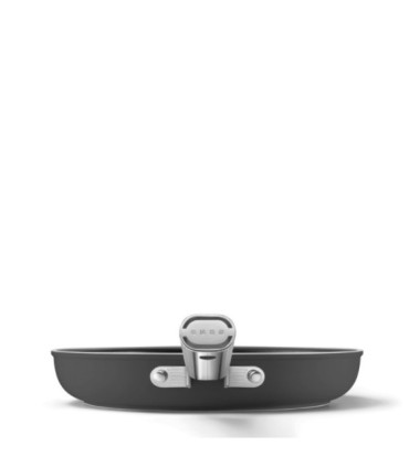 Smeg FPF2802BLM Sartén antiadherente, 28 cm, Color negro