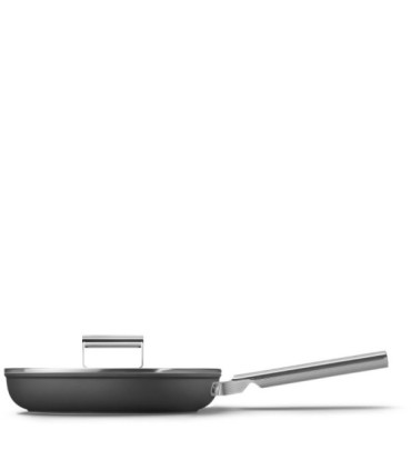 Smeg FPF2802BLM Sartén antiadherente, 28 cm, Color negro