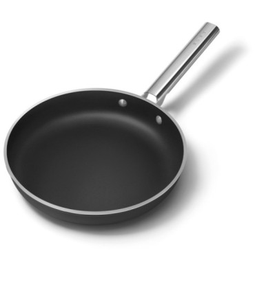 Smeg FPF2802BLM Sartén antiadherente, 28 cm, Color negro