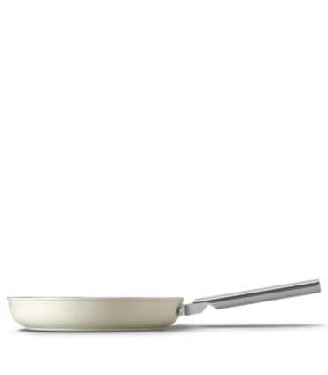 Smeg FPF2802CRM Sartén antiadherente, 28 cm, Color crema