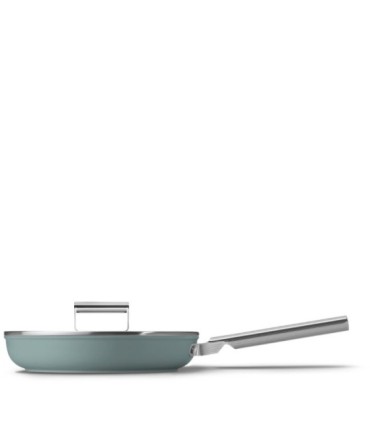 Smeg FPF2802EGM Sartén antiadherente, 28 cm, Color verde