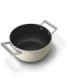 Smeg CSF2412CRM Olla antiadherente, 24 cm, Color crema