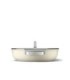 Smeg DPF2812CRM Cacerola antiadherente, 28 cm, Color crema