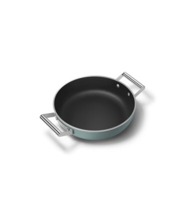 Smeg DPF2812EGM Cacerola antiadherente, 28 cm, Color verde