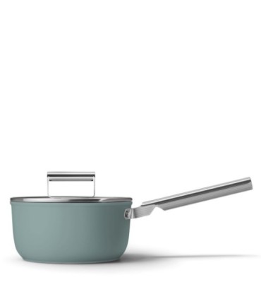 Smeg SPF2012EGM Cazo antiadherente, 20 cm, Color verde