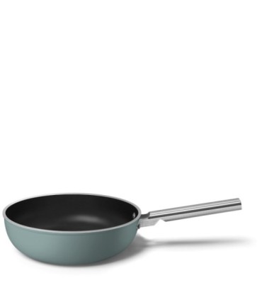 Smeg WOF3002EGM Wok antiadherente, 30 cm, Color verde