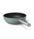 Smeg WOF3002EGM Wok antiadherente, 30 cm, Color verde
