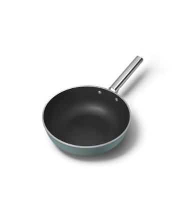 Smeg WOF3002EGM Wok antiadherente, 30 cm, Color verde