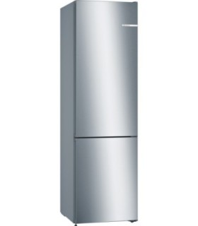 Bosch KGN36VLDB Serie 4, Frigorífico combinado de libre instalación, 186 x 60 cm, Acero mate antihuellas, Total NoFrost