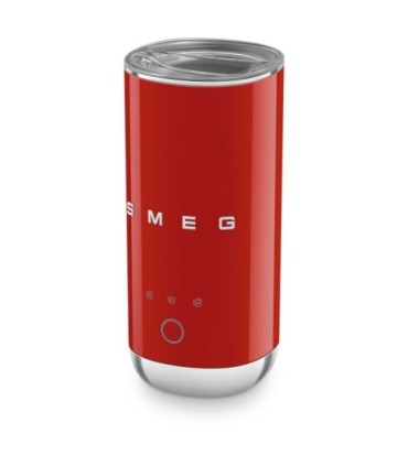 Smeg MFF02RDEU Espumador de leche, 50' style, Rojo
