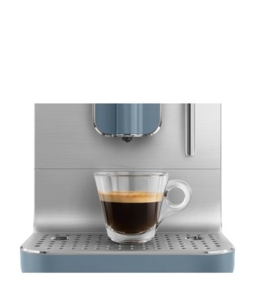 Smeg BCC12SBMEU Cafetera superautomática, Collezionee, Azul Tormenta Mate, con vaporizador