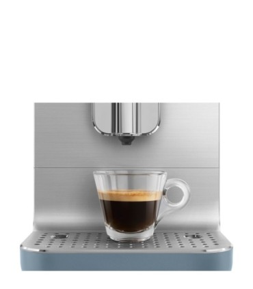 Smeg BCC13SBMEU Cafetera superautomática, Collezionee, Azul Tormenta Mate, con capuccinador