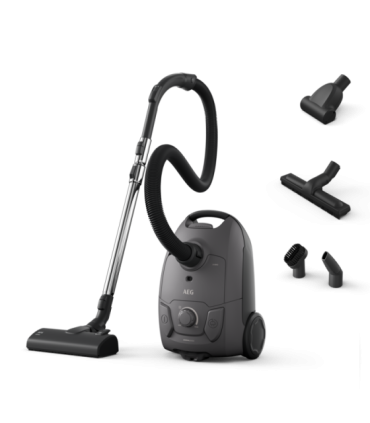 AEG AB51A3DG Aspiradora con bolsa Serie Animal 5000 de 750 W y 78 dB(A), Gris Oscuro