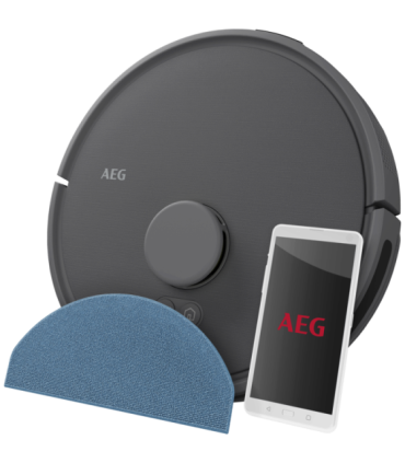 AEG AR71HW1DG Robot aspirador Serie 7000 Hygienic con 140 min de autonomía, Gris Oscuro