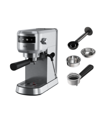 AEG EC6-1-6ST Cafetera espresso, Acero inoxidable