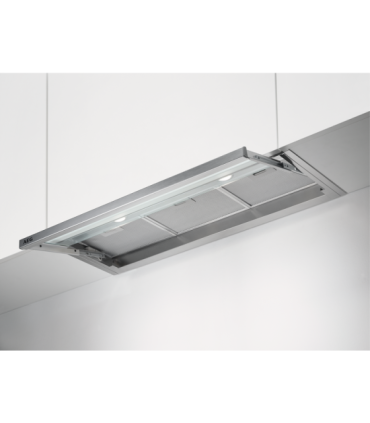 AEG DPE4941M Campana extractora extraíble Serie 5000 Extractor de 90 cm, Acero inoxidable antihuellas