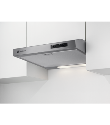 Electrolux EFU216S Campana extractora convencional Serie 300 LEDLights de 60 cm, Gris