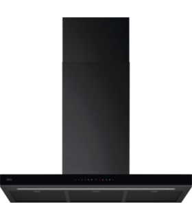 AEG GB87D91CB Campana extractora decorativa Serie 8000 AuroraTech de 90 cm, Negro
