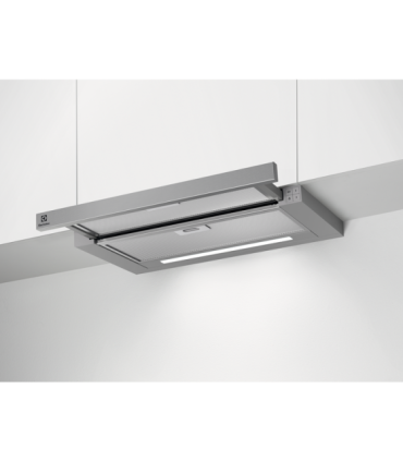 Electrolux LFP616X Campana extractora extraíble Serie 500 ExtractionTech de 60 cm, Gris