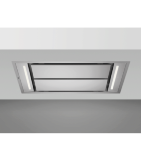 AEG NDC7792SM Campana extractora de techo Serie 7000 SilenceTech de 90 cm, Acero inoxidable antihuellas