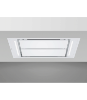 AEG NDC7792SW Campana extractora de techo Serie 7000 SilenceTech de 90 cm, Blanco