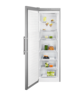 Electrolux LUT6NE28U Congelador vertical de libre instalación de 186 x 60 cm, Acero inoxidable antihuellas