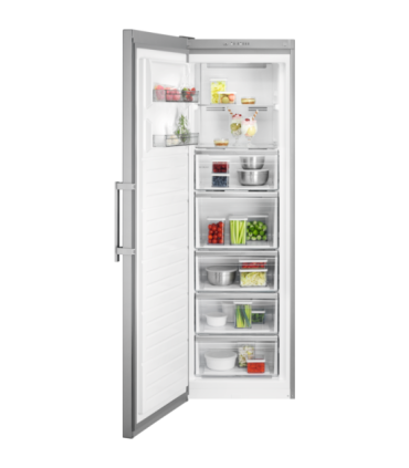 AEG OAG7M281EX Congelador vertical de libre instalación de 186 x 60 cm, Acero inoxidable antihuellas