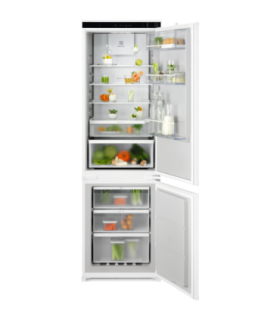 Electrolux ENT6ME18S0 Frigorífico combi integrable de 177,2 x 54,6 cm, Puerta deslizante