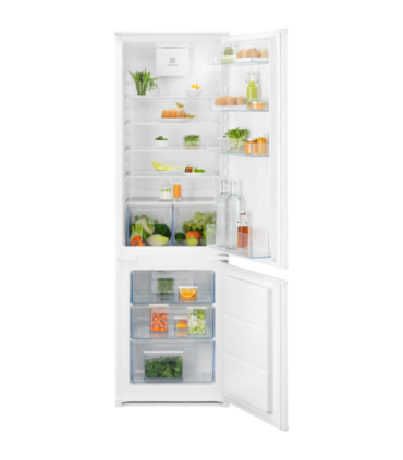 Electrolux LND5FE18S Frigorífico combi integrable de 177,2 x 54,6 cm, Puerta deslizante