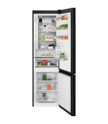 AEG ORC8M361EE Frigorífico combi de libre instalación de 201 x 60 cm, Cristal Negro
