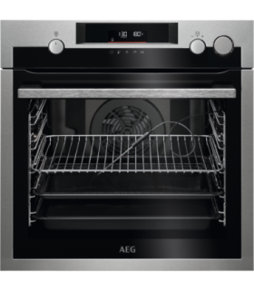AEG BSE572360M Horno de vapor Serie 7000 SteamCrisp con limpieza pirolítica, Acero inoxidable antihuellas